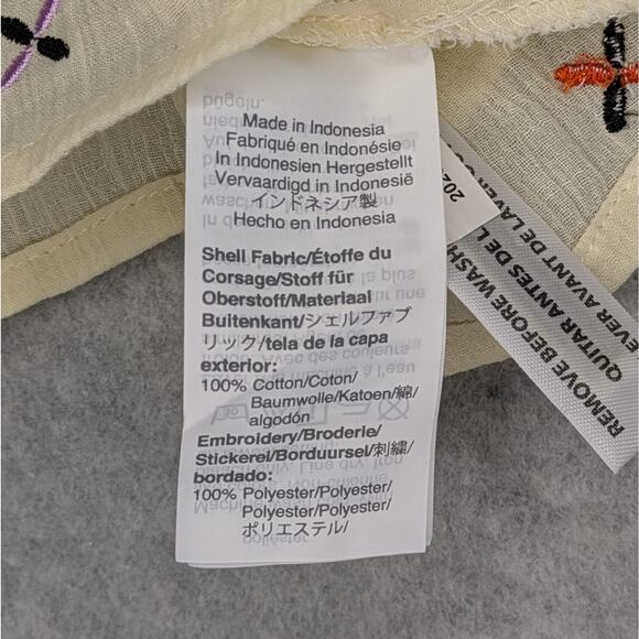 Madewell Embroidered Gazebo Top XL - Picture 11 of 13